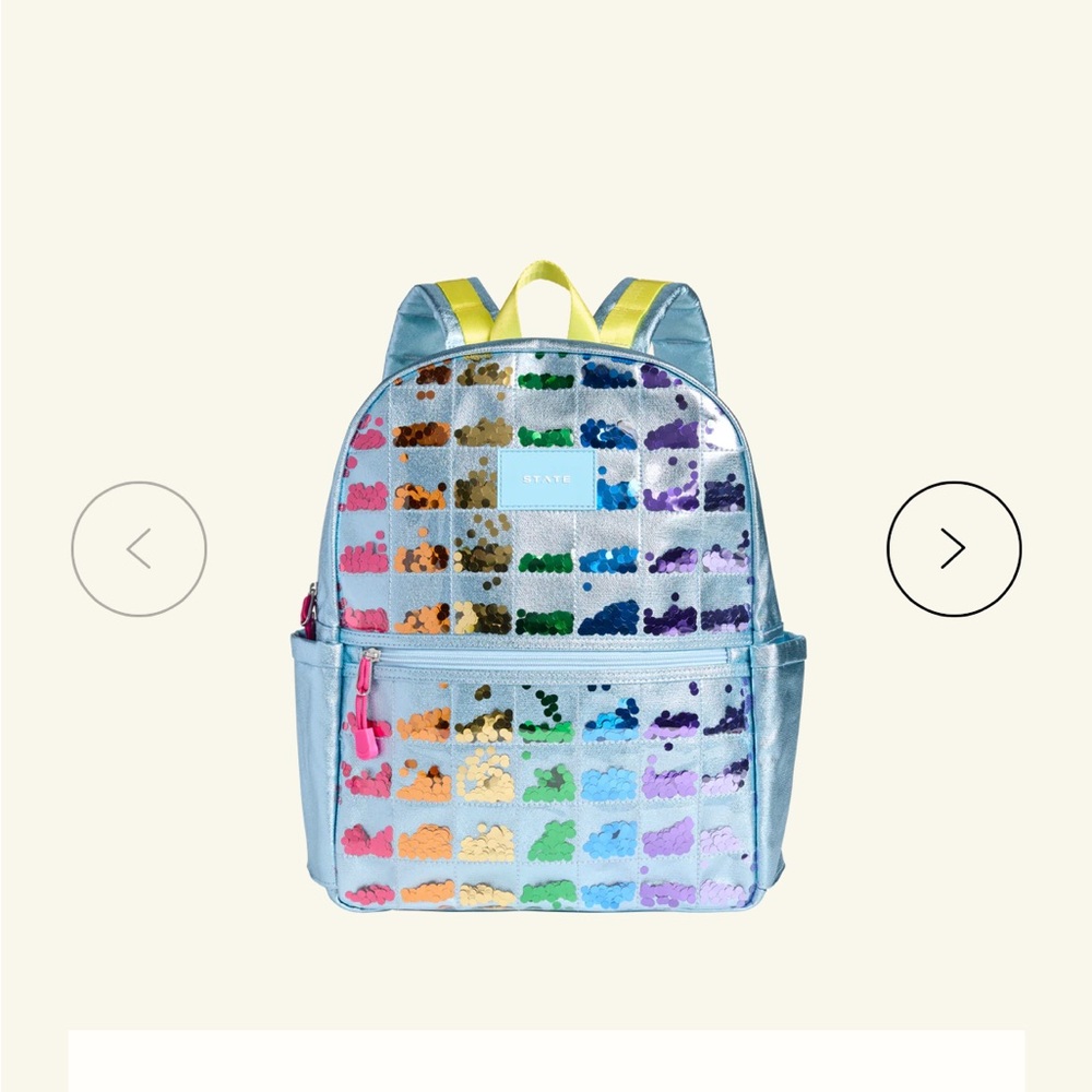 STATE Multicolor Sequin Kids Backpack